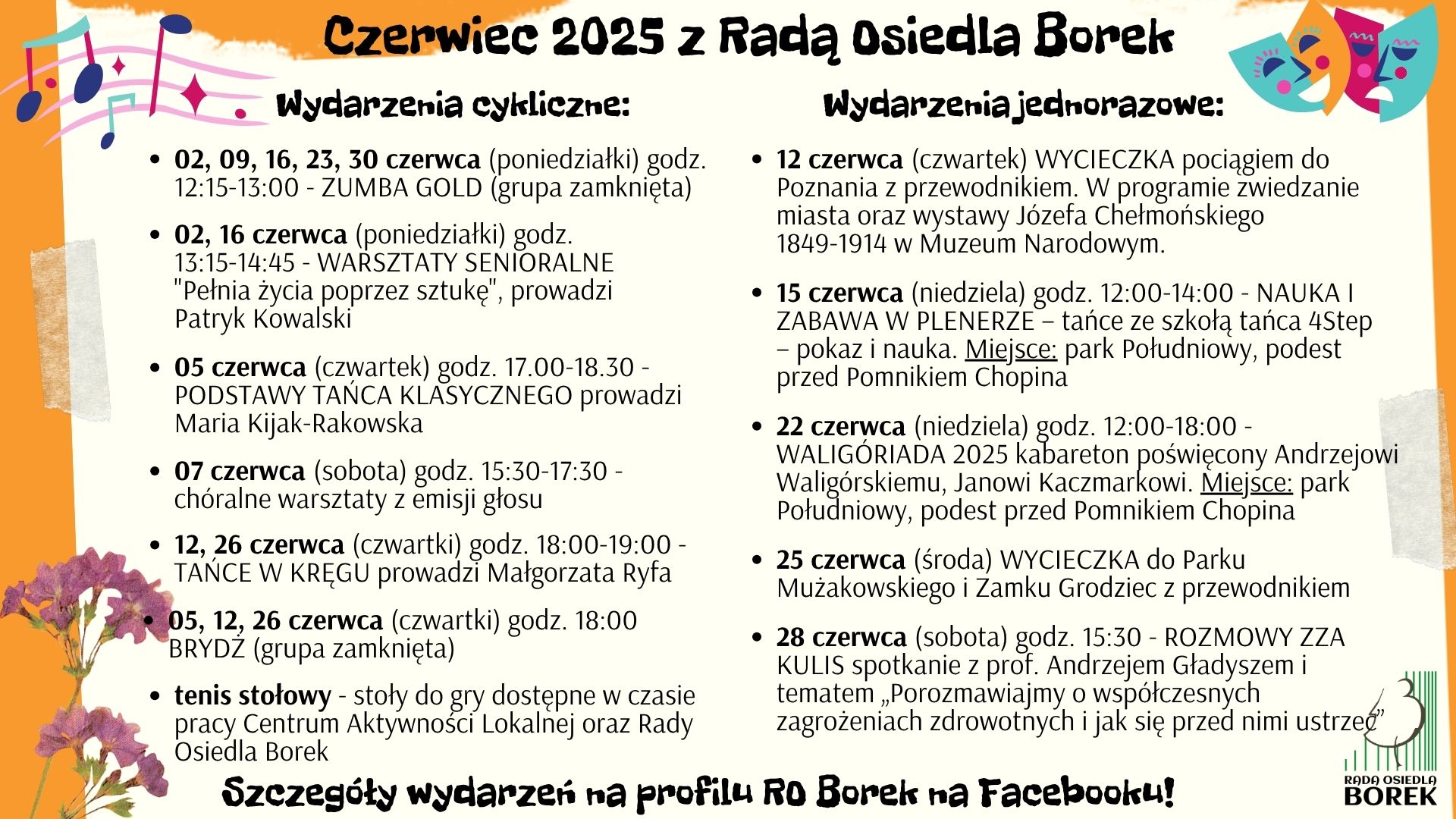 Czerwiec z Radą Osiedla Borek