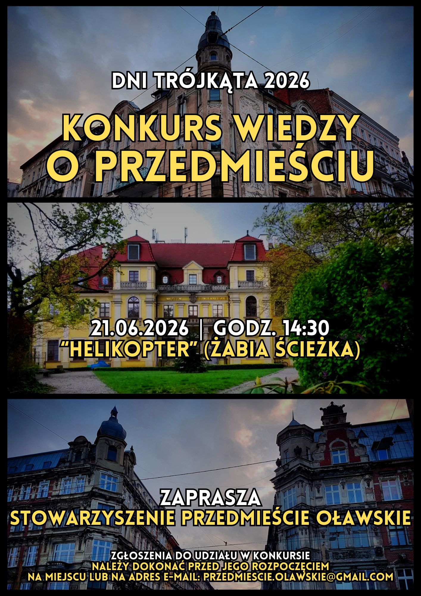 X DNI TRÓJKĄTA KONKURS WIEDZY O PRZEDMIEŚCIU STOWARZYSZENIE PRZEDMIEŚCIE