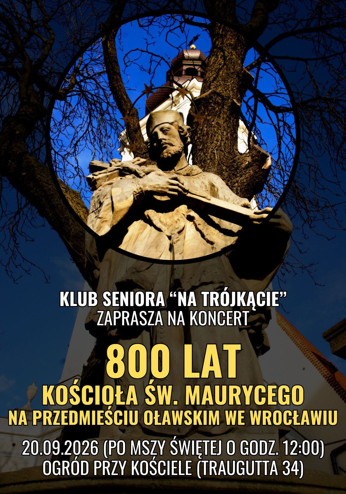 KONCERT 800 LECIE MAURYCEGO 2026