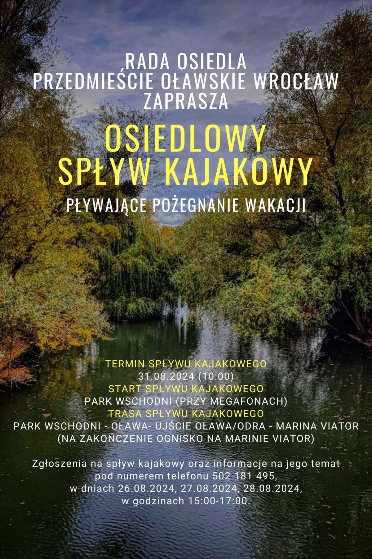 OSIEDLOWY SPŁYW KAJAKOWY