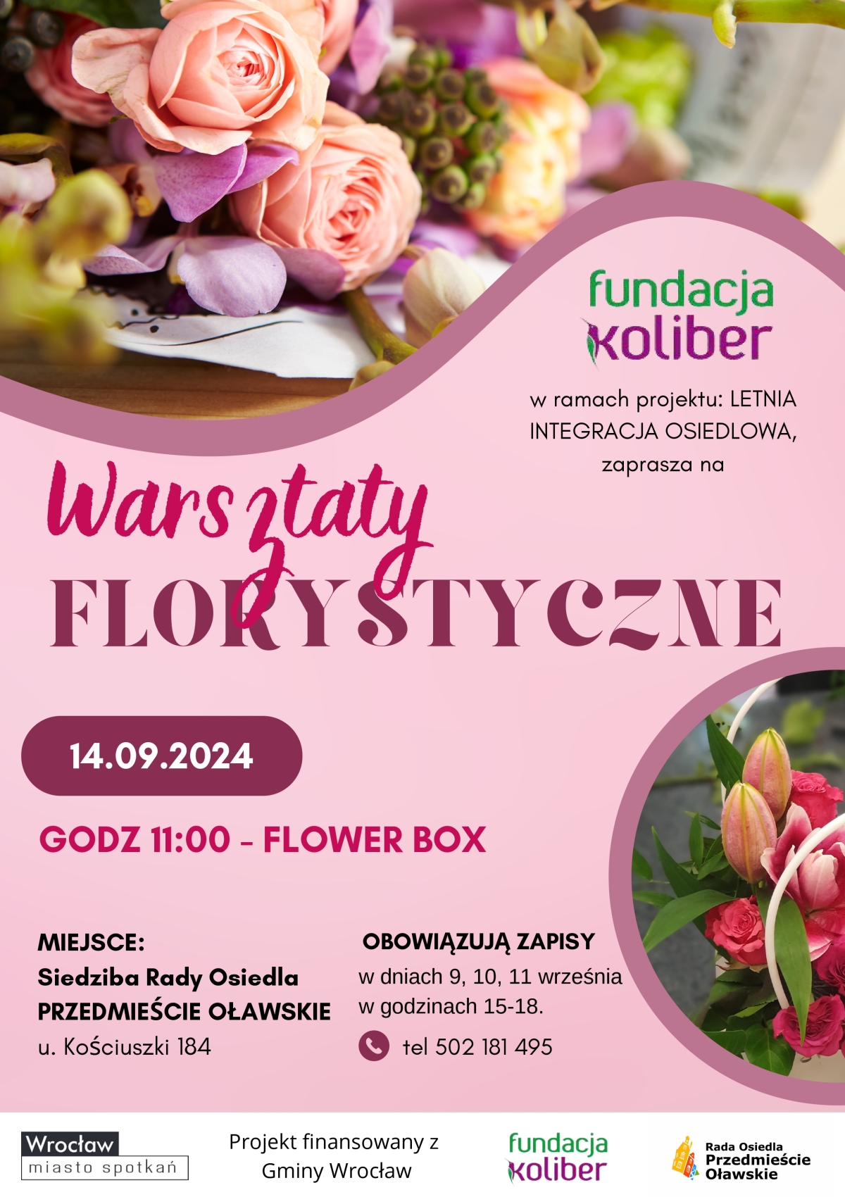 WARSZTATY FLORYSTYCZNE