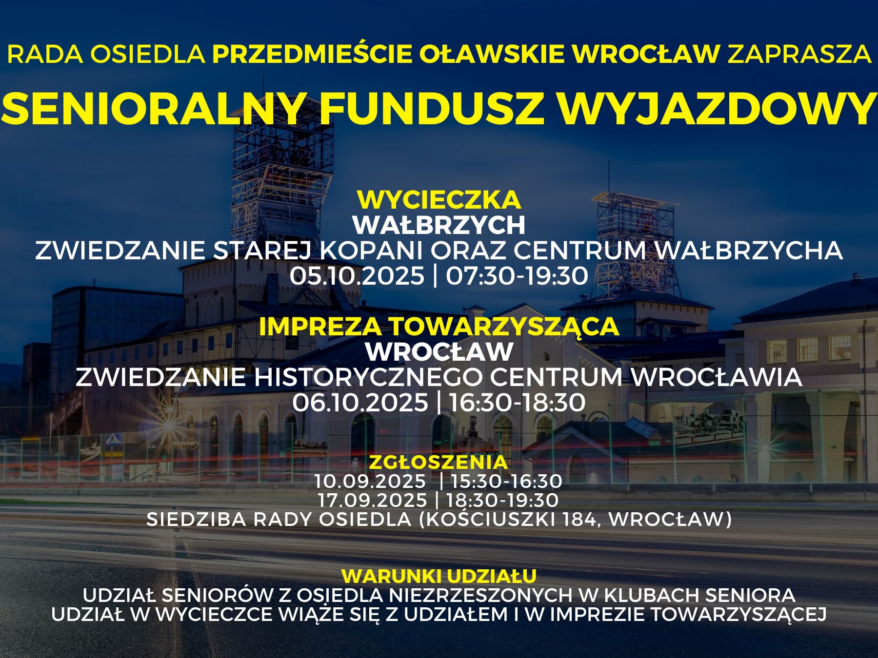 SENIORALNY FUNDUSZ WYJAZDOWY 2025