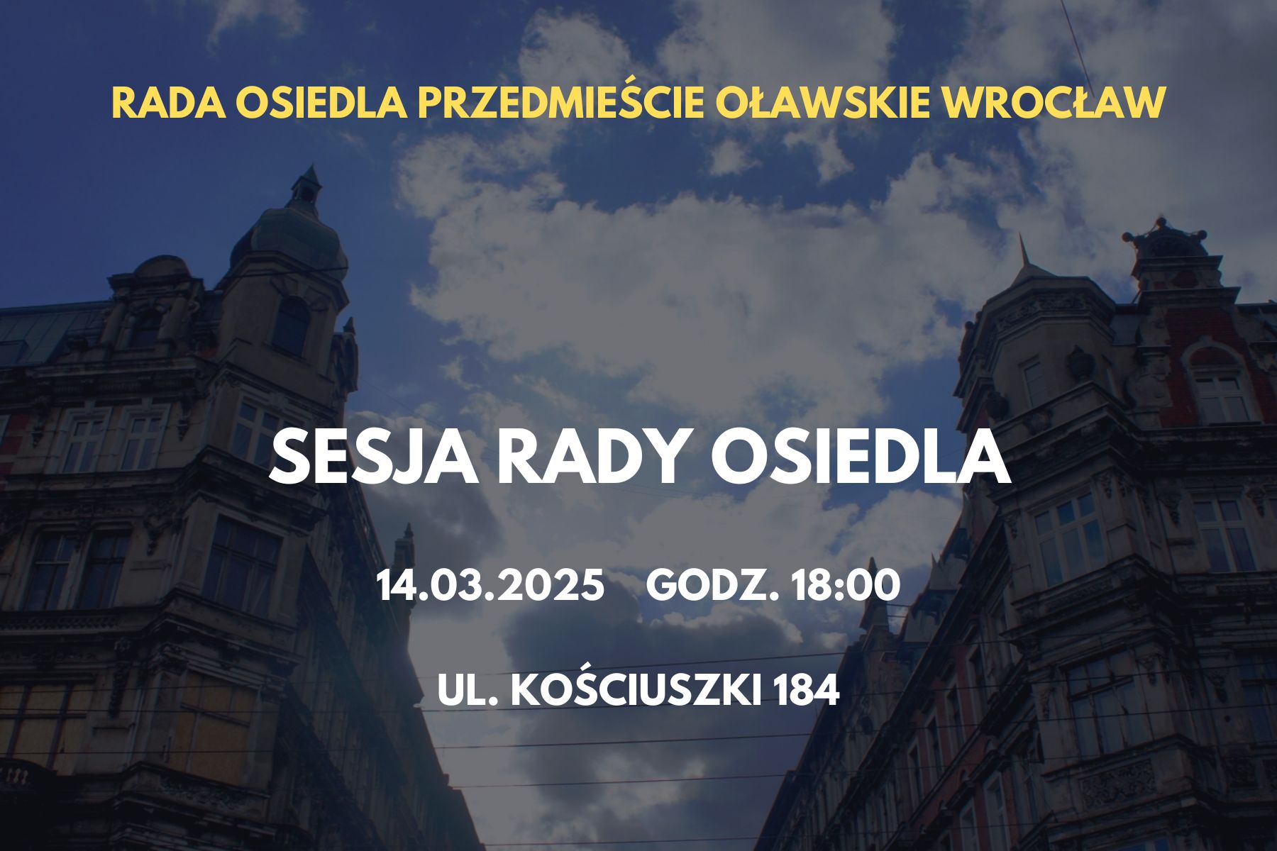 SESJA RADY OSIEDLA MARZEC 2025