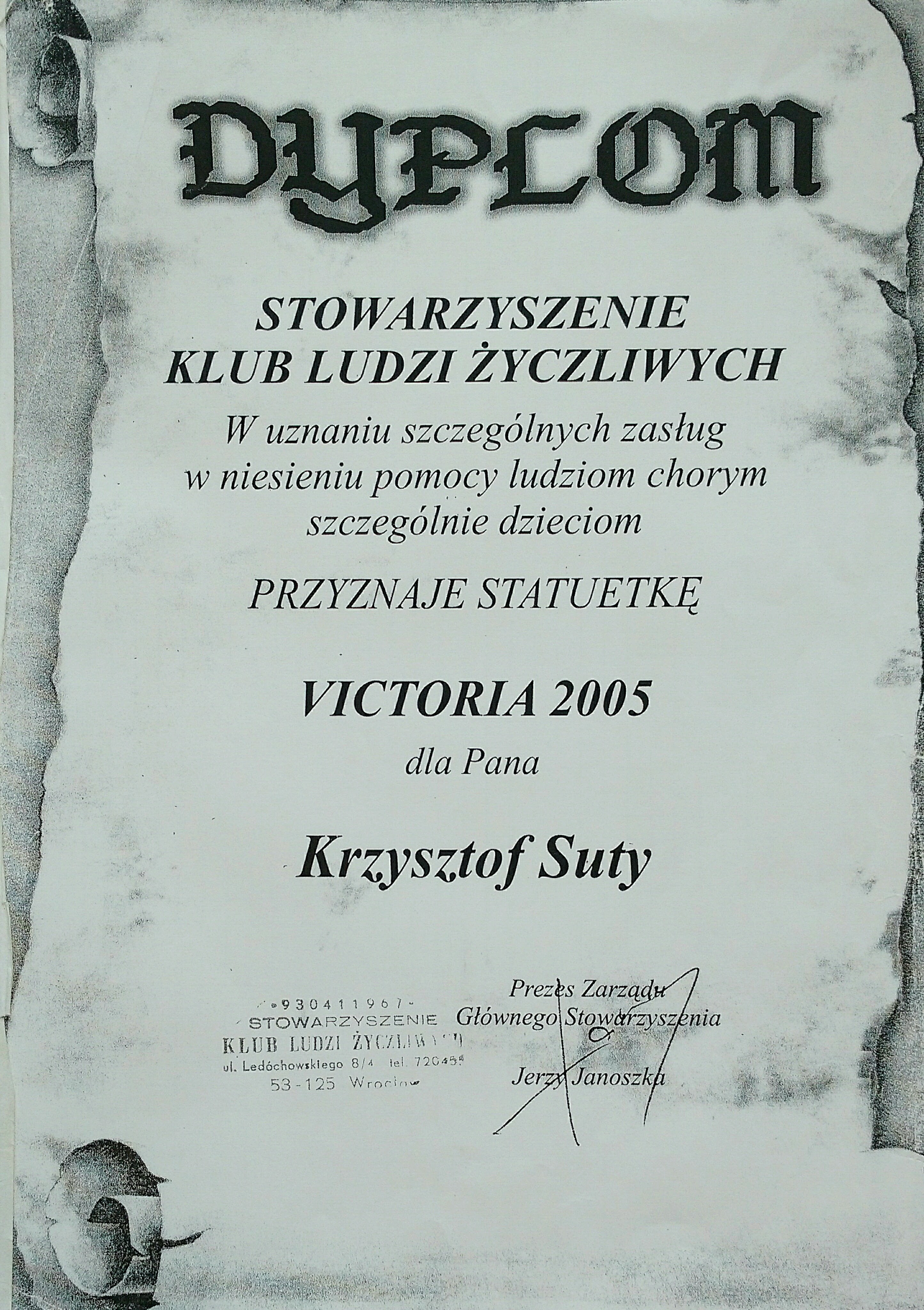 2005 Sutyk klub ludzi