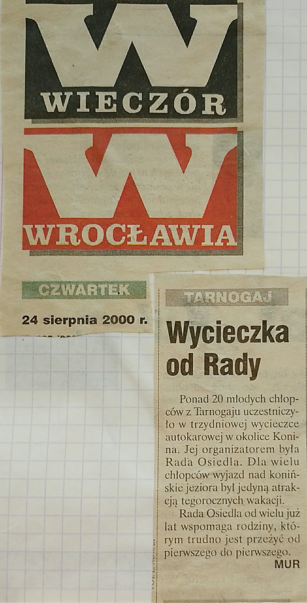 23 Sierpnia 2000 Wieczór Wrocławia