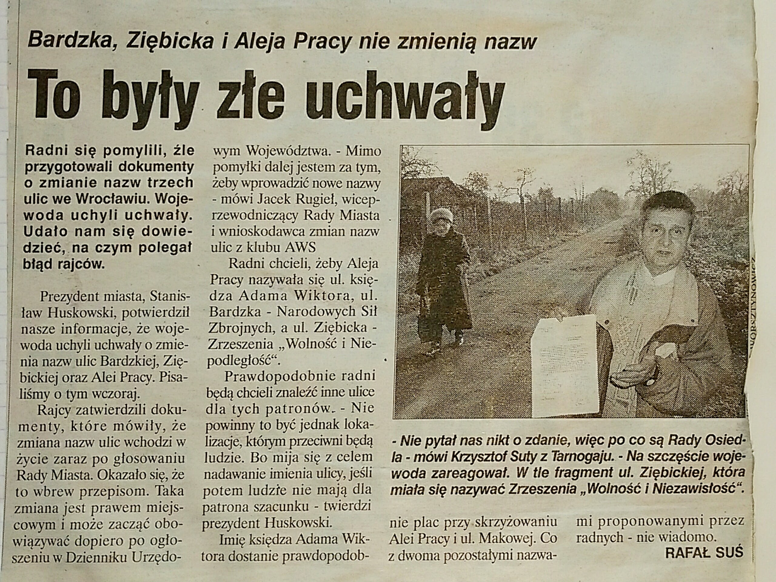 22 15 Listopada 2001 Wieczór Wrocławski