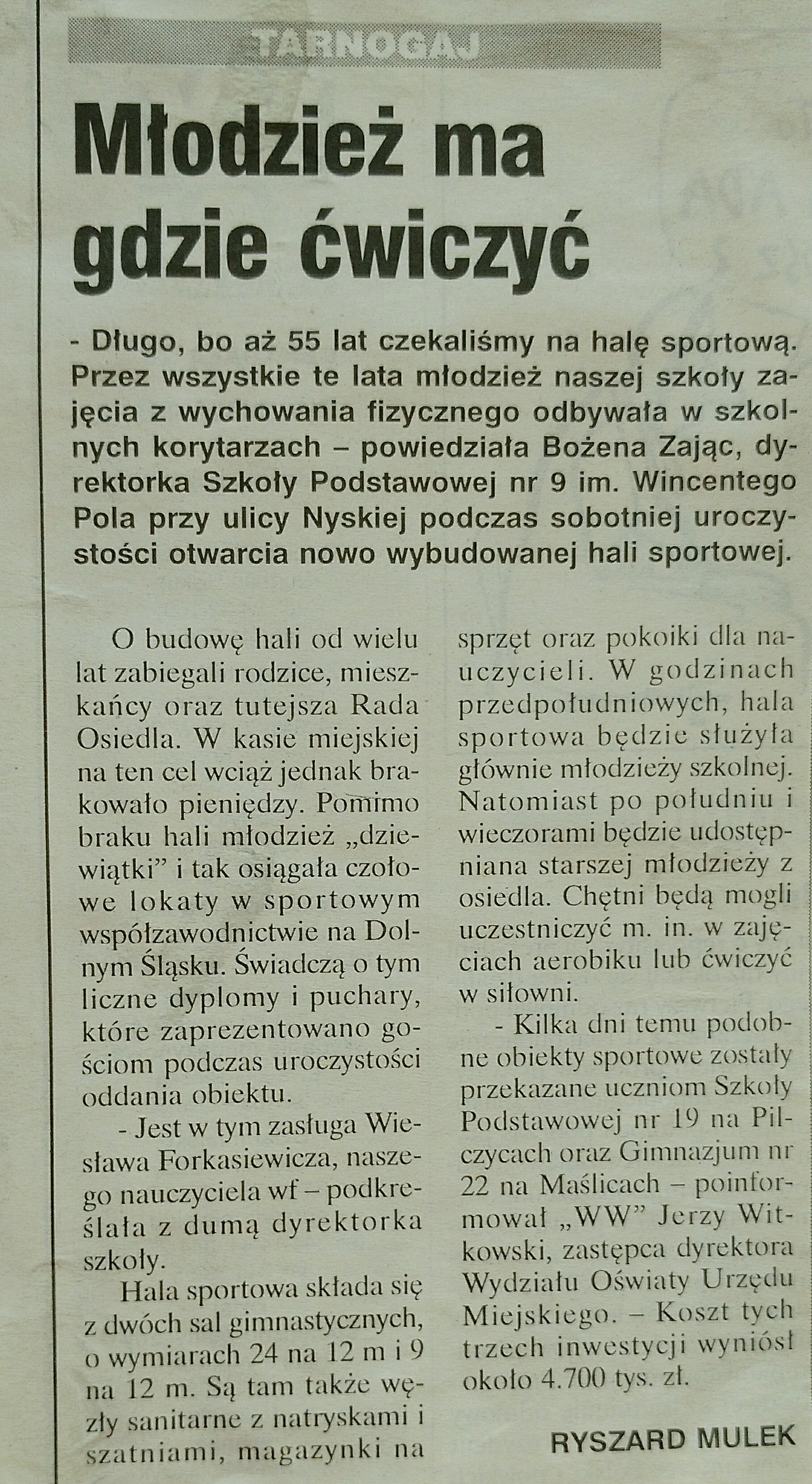 8 26 Marca 2001 Wieczór Wrocławski