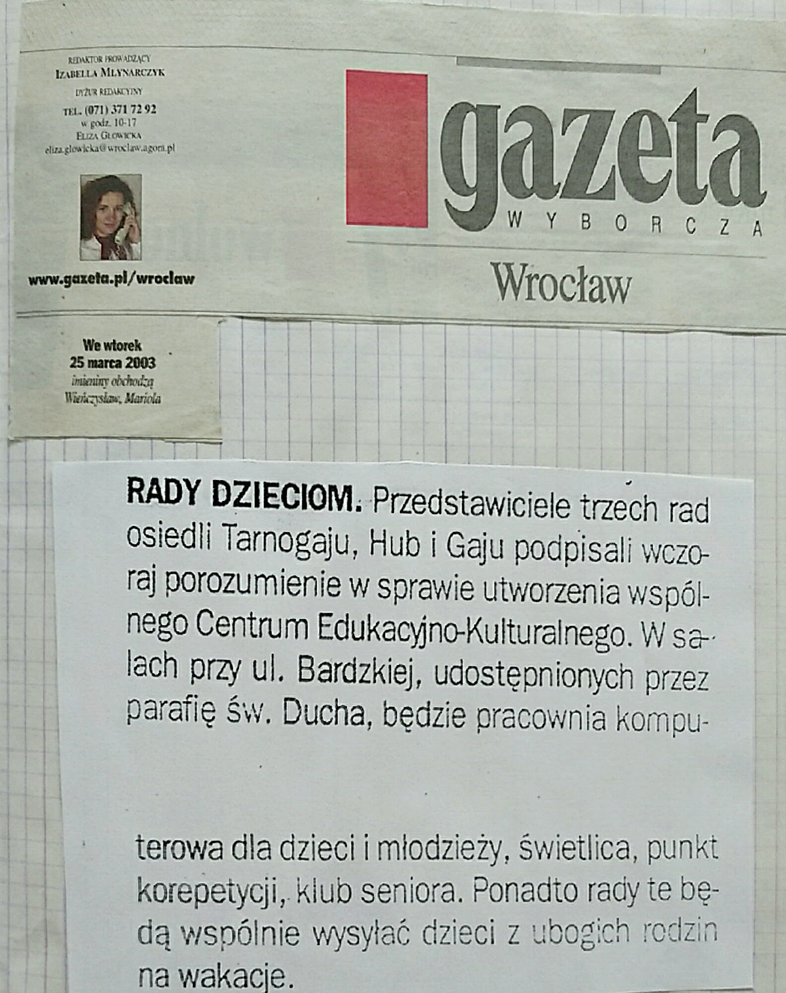 2 25 marzec 2003 Gazeta Wyborcza