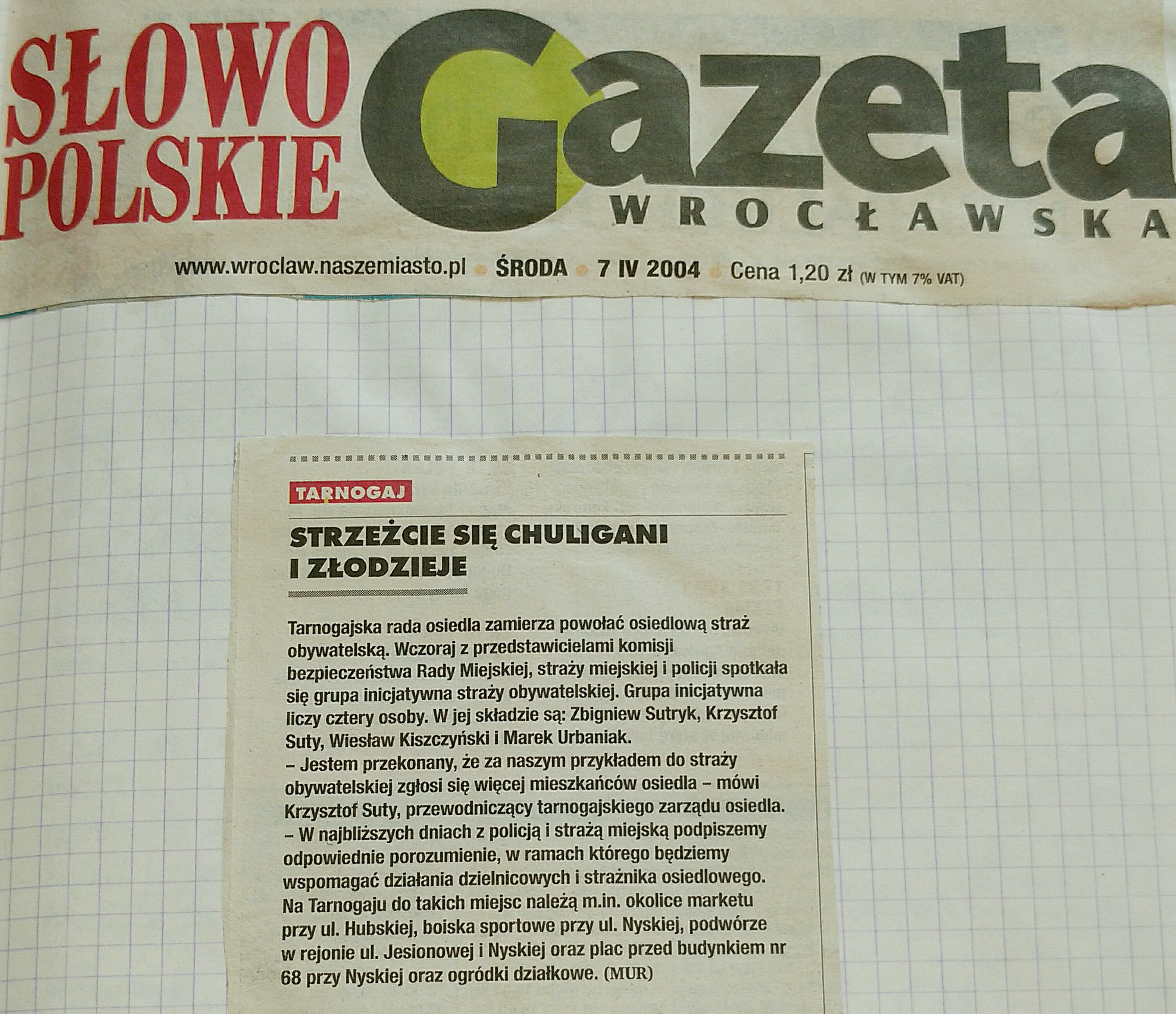 2 7 kwietnia 2004 Gazeta Wrocławska